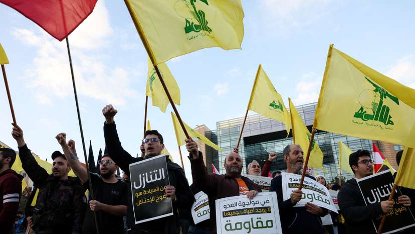 Demonstration condemning recent Israeli military actions in Lebanon