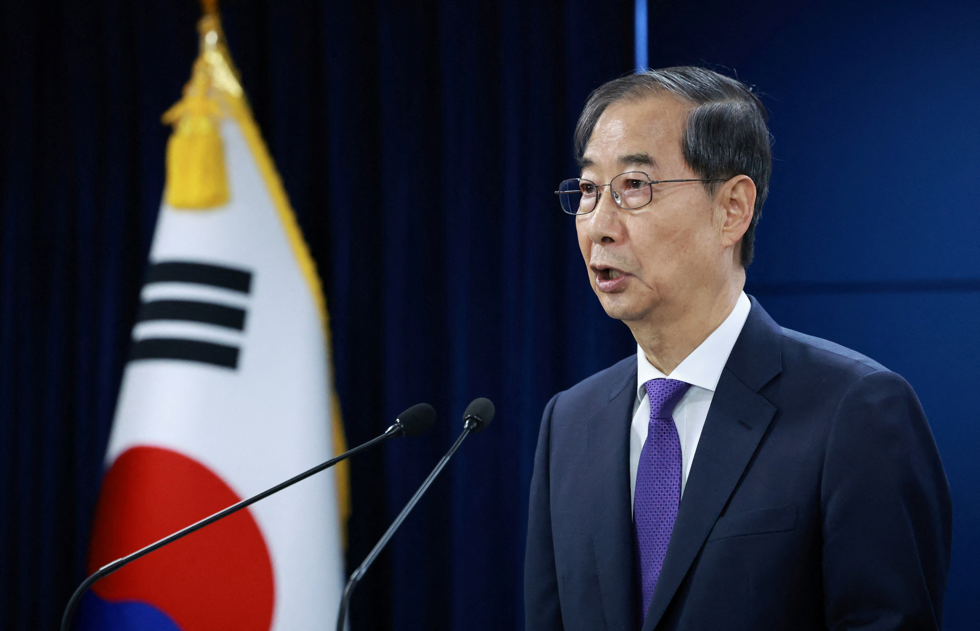 South Korea's acting leader Han is expected to join presidential race