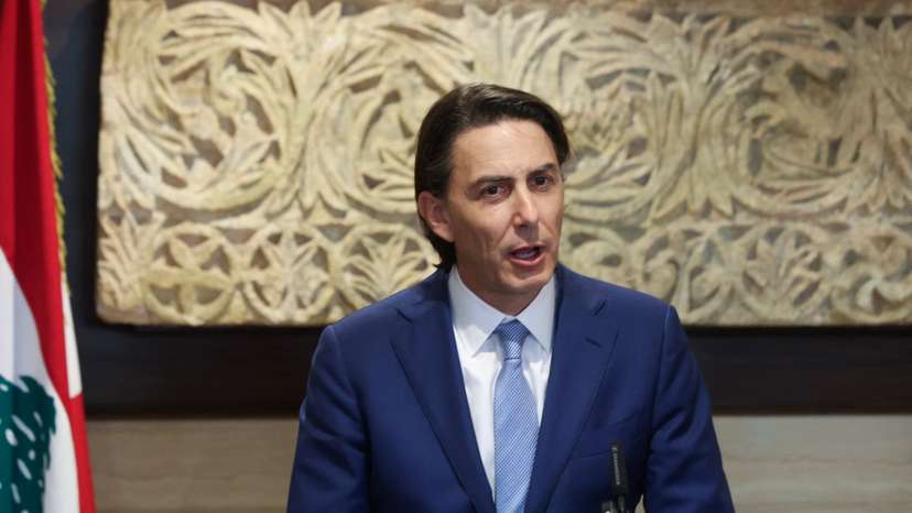 Senior White House adviser Amos Hochstein speaks after meeting with Lebanese Parliament Speaker Nabih Berri in Beirut