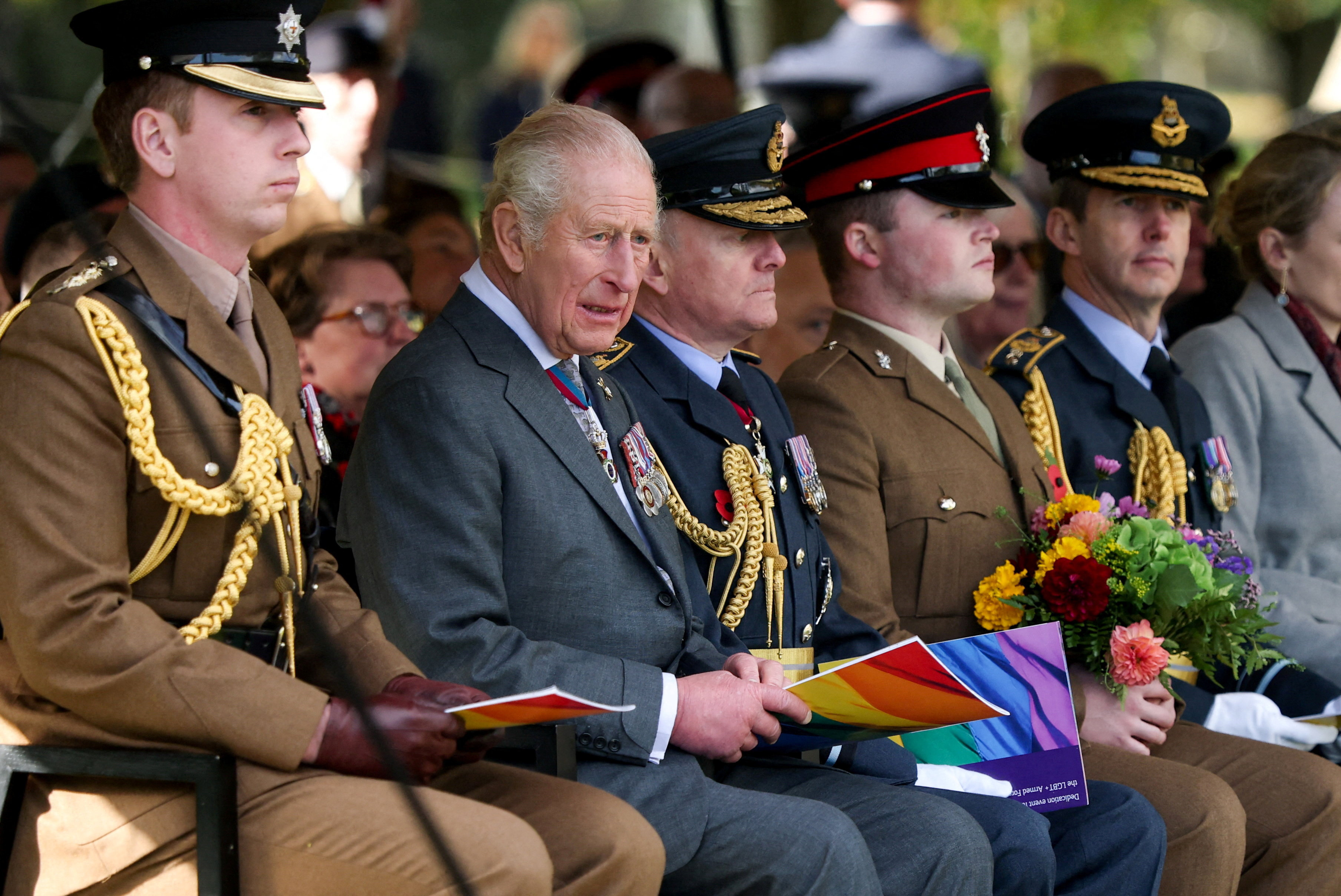 Britain's King Charles visits Staffordshire