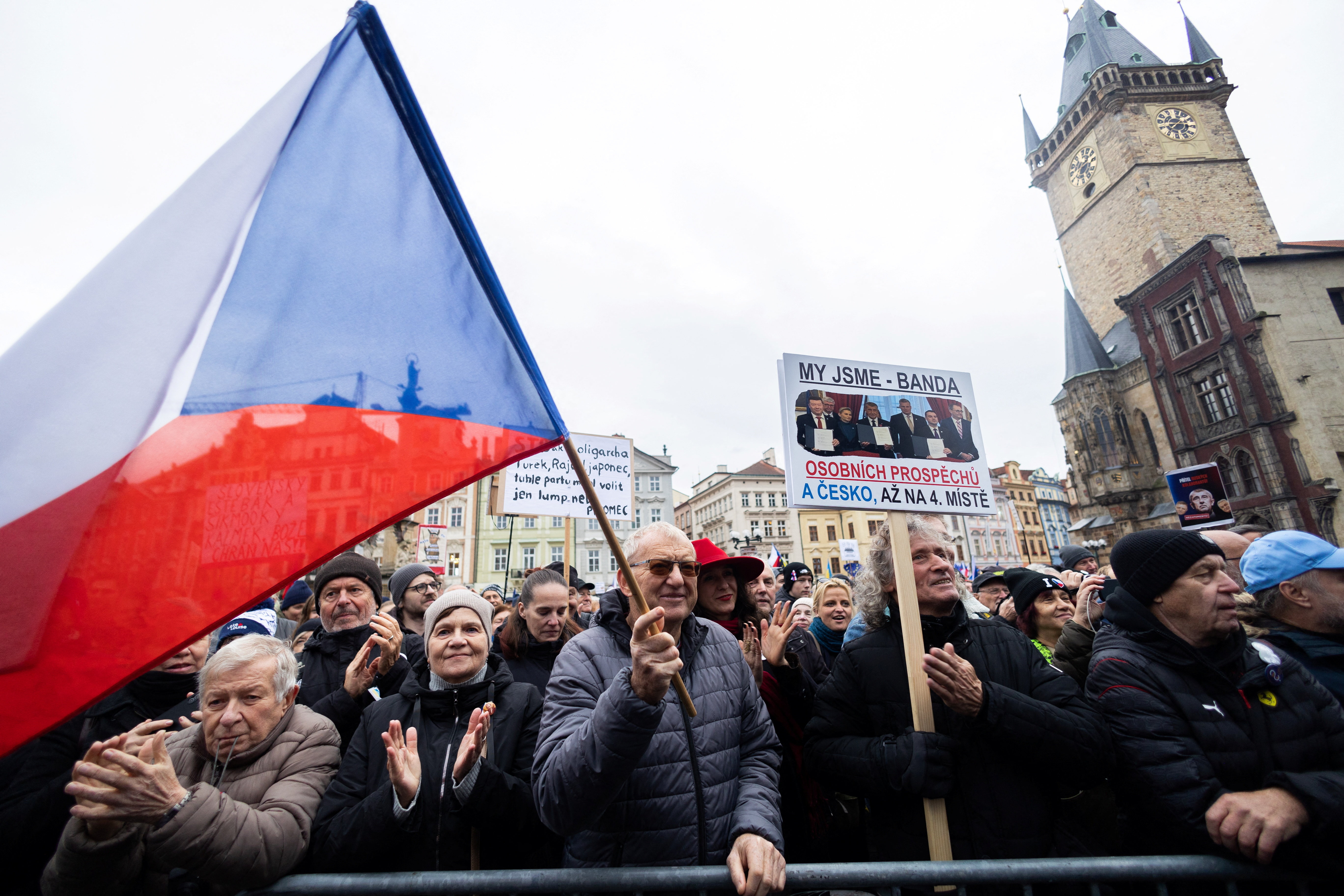 Czech Velvet Revolution Demonstration