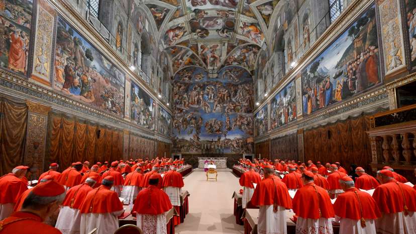 FILE PHOTO: Conclave elects the new pope, at the Vatican