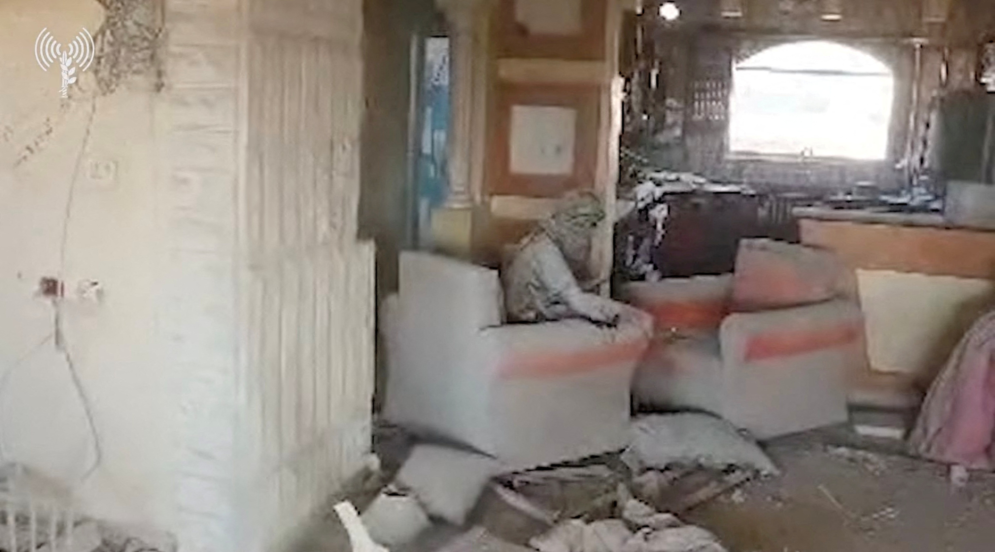 Israeli army releases video it says is of Hamas chief Sinwar