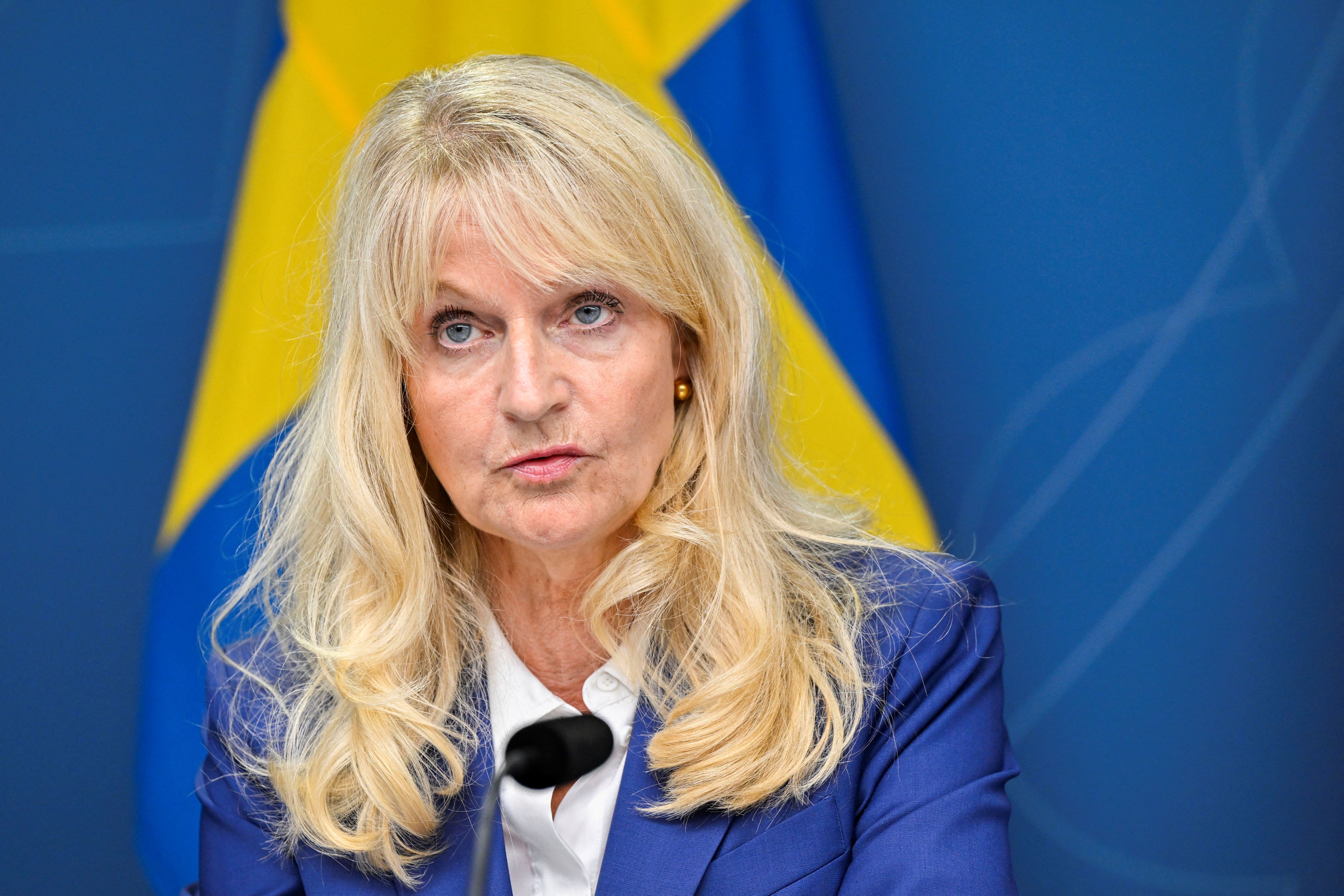 Press conference regarding Sweden's security situation, in Stockholm