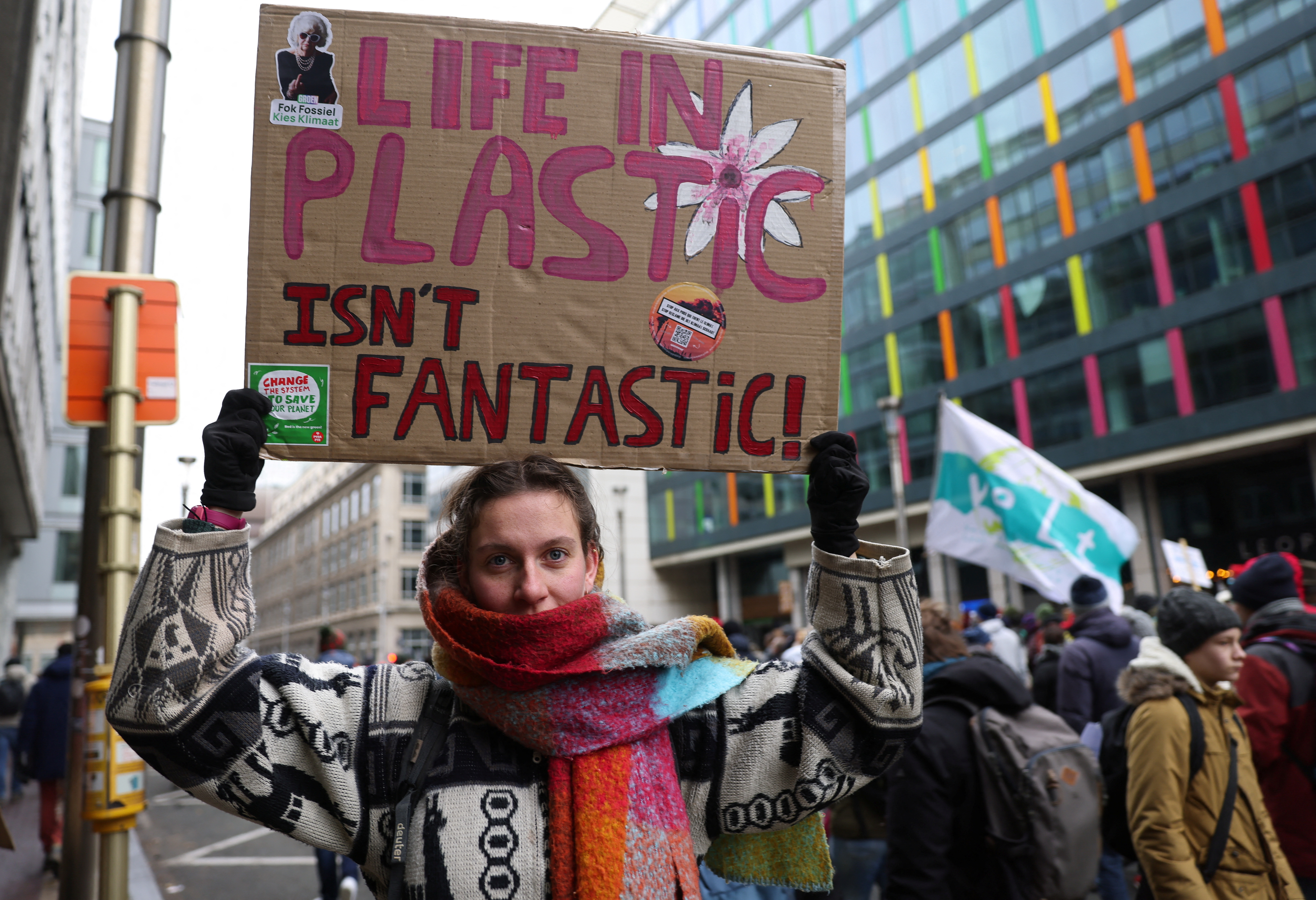 Climate protest in Brussels