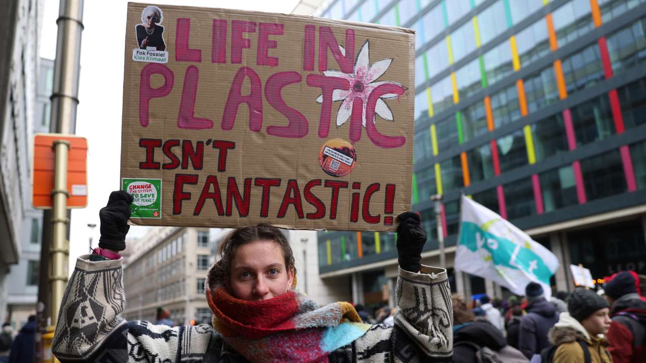 Climate protest in Brussels
