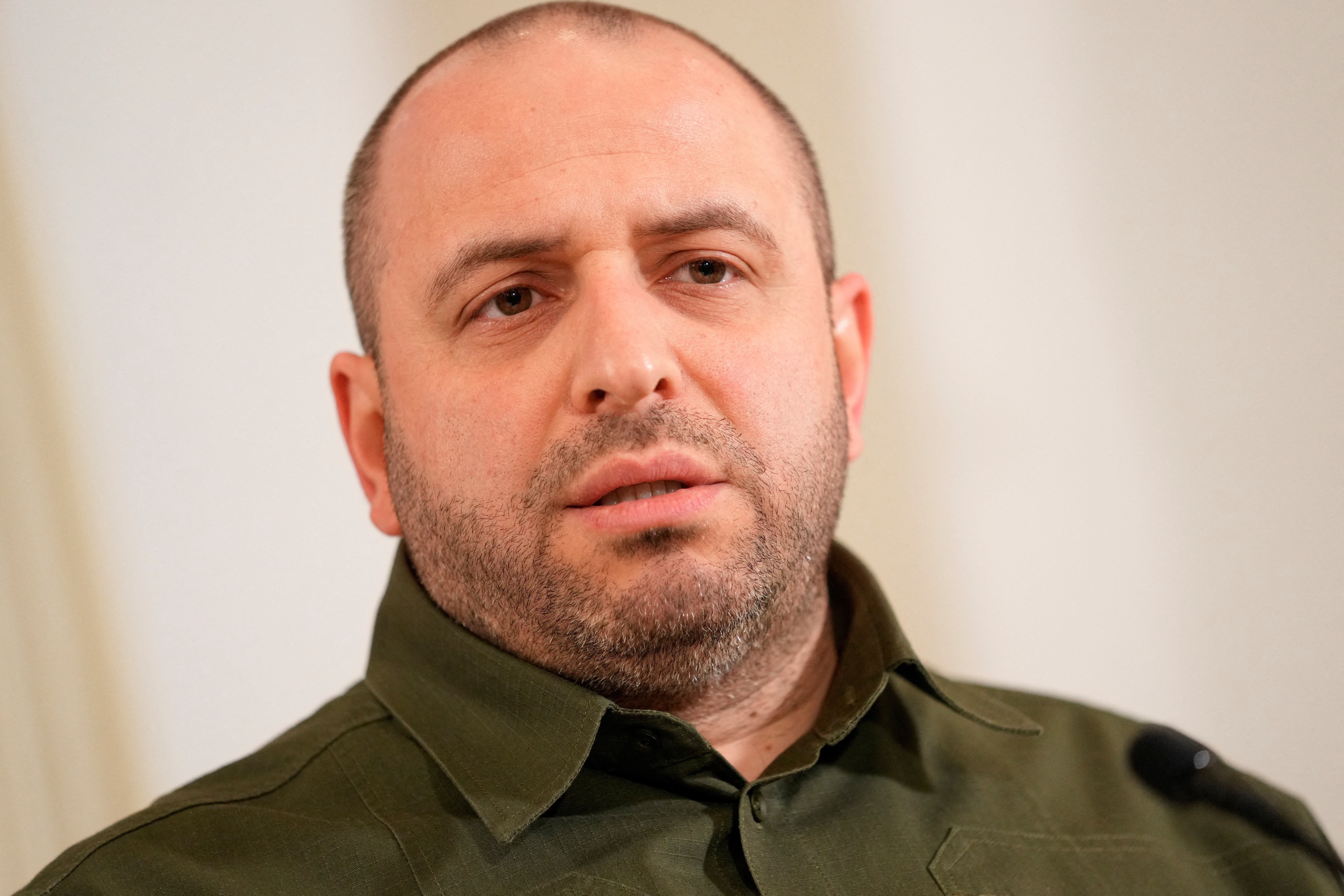 FILE PHOTO: Ukrainian Minister of Defence Rustem Umerov visits Copenhagen