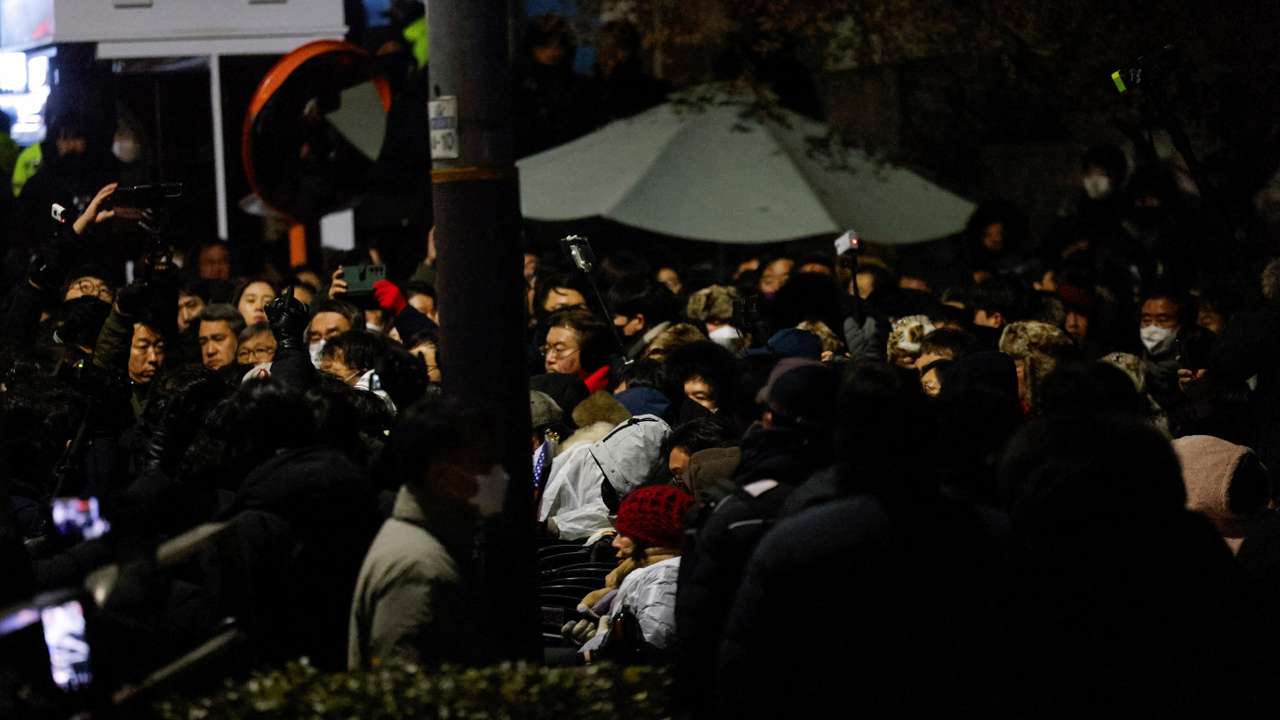 Authorities seek to execute an arrest warrant against impeached South Korean President Yoon Suk Yeol, in Seoul