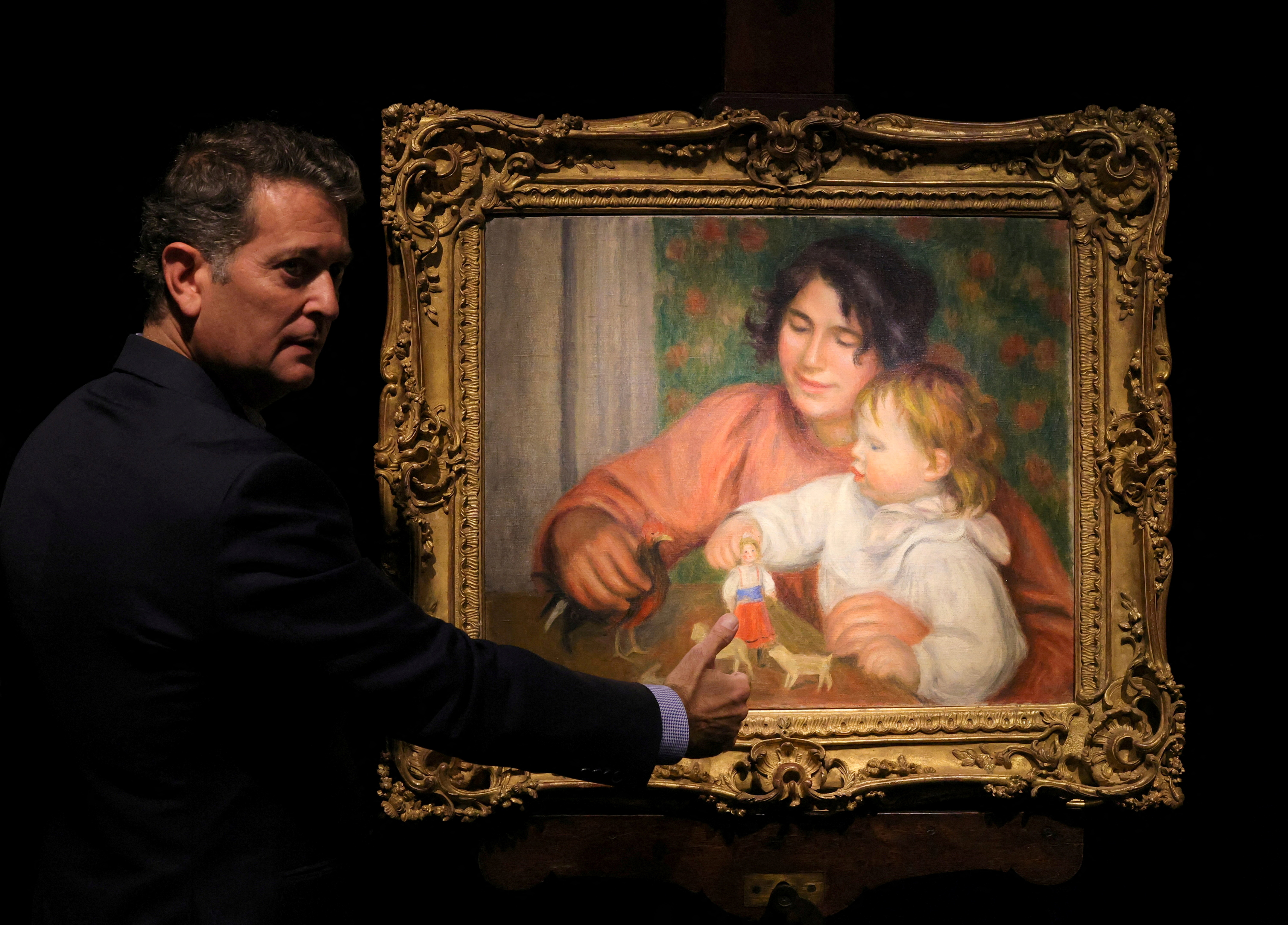 FILE PHOTO: Unseen Renoir painting to be auctioned in Paris