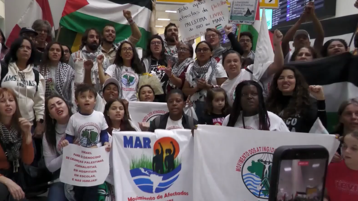 Brazil activists return, accuse Israel of abuse after Gaza-bound flotilla interception