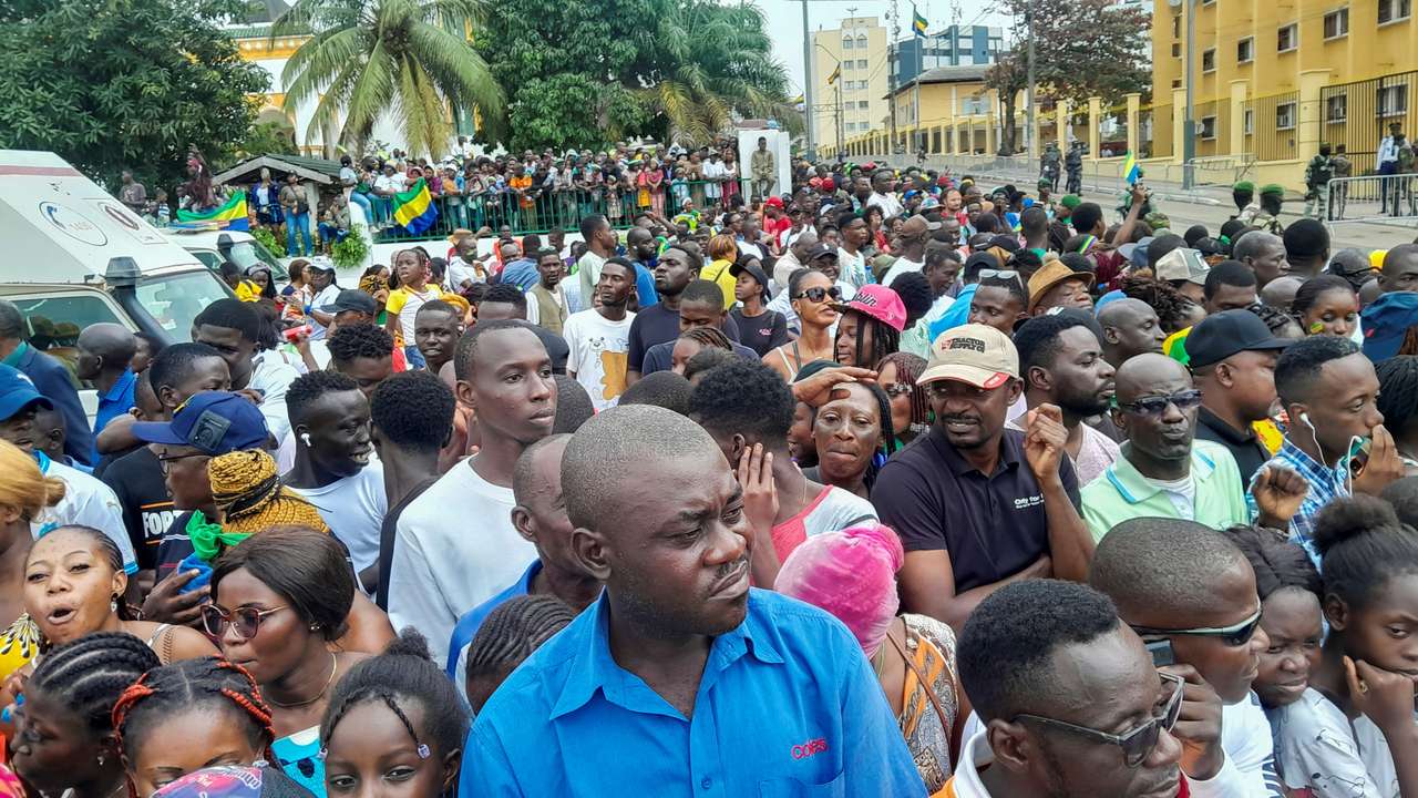Gabon's ruling junta celebrates the one year anniversary of its ouster of President of Ali Bongo