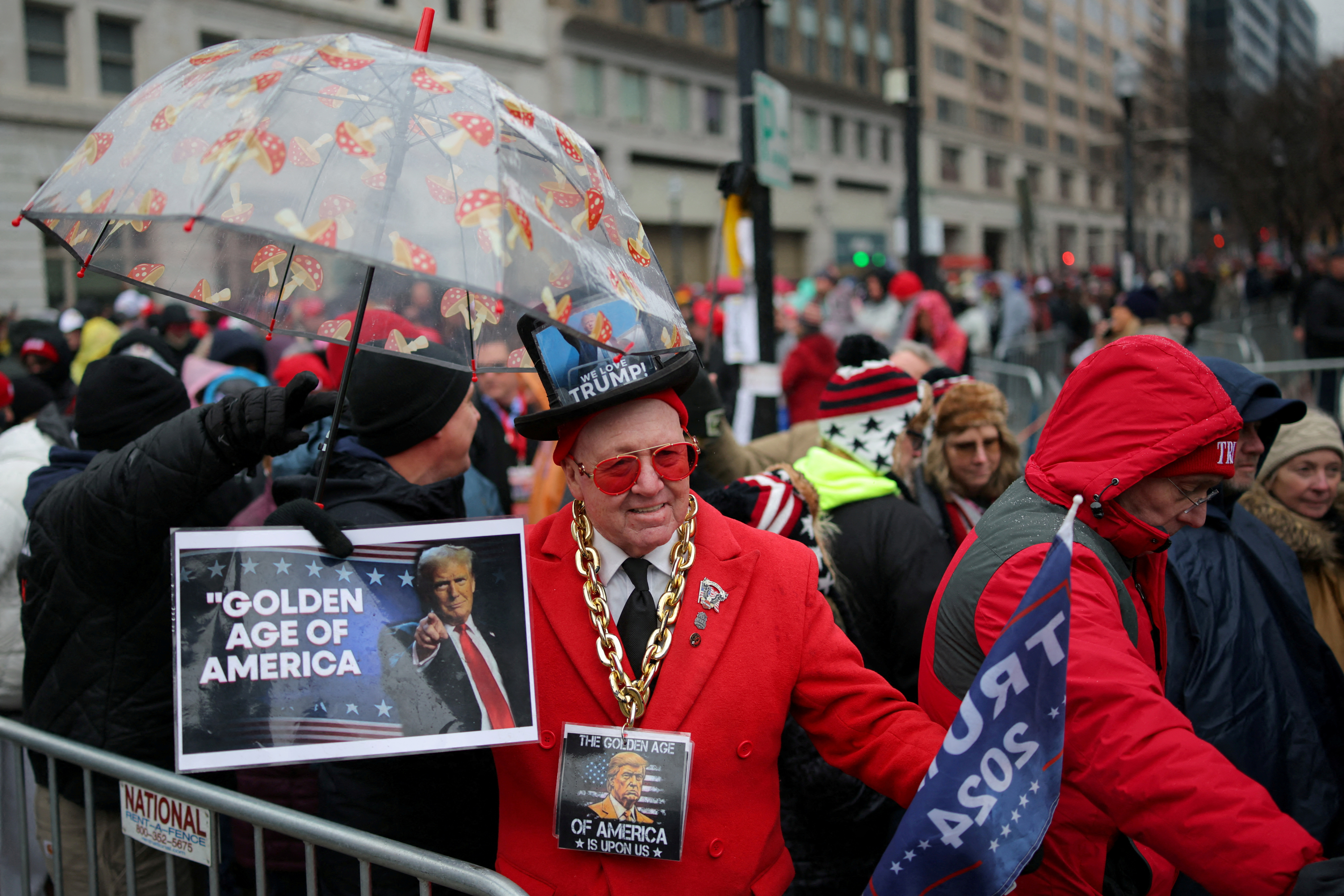 The Wider Image - 'We're back. I'm excited': Portraits of the crowd at Trump's inauguration