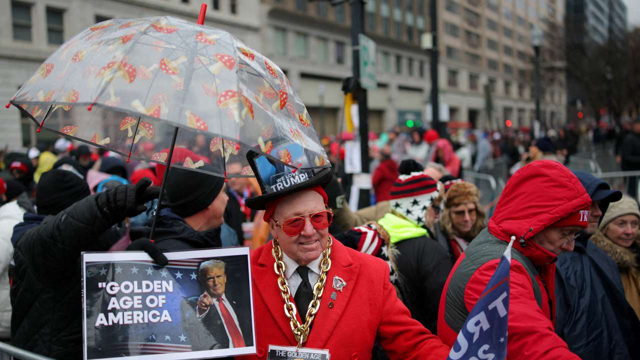 The Wider Image - 'We're back. I'm excited': Portraits of the crowd at Trump's inauguration