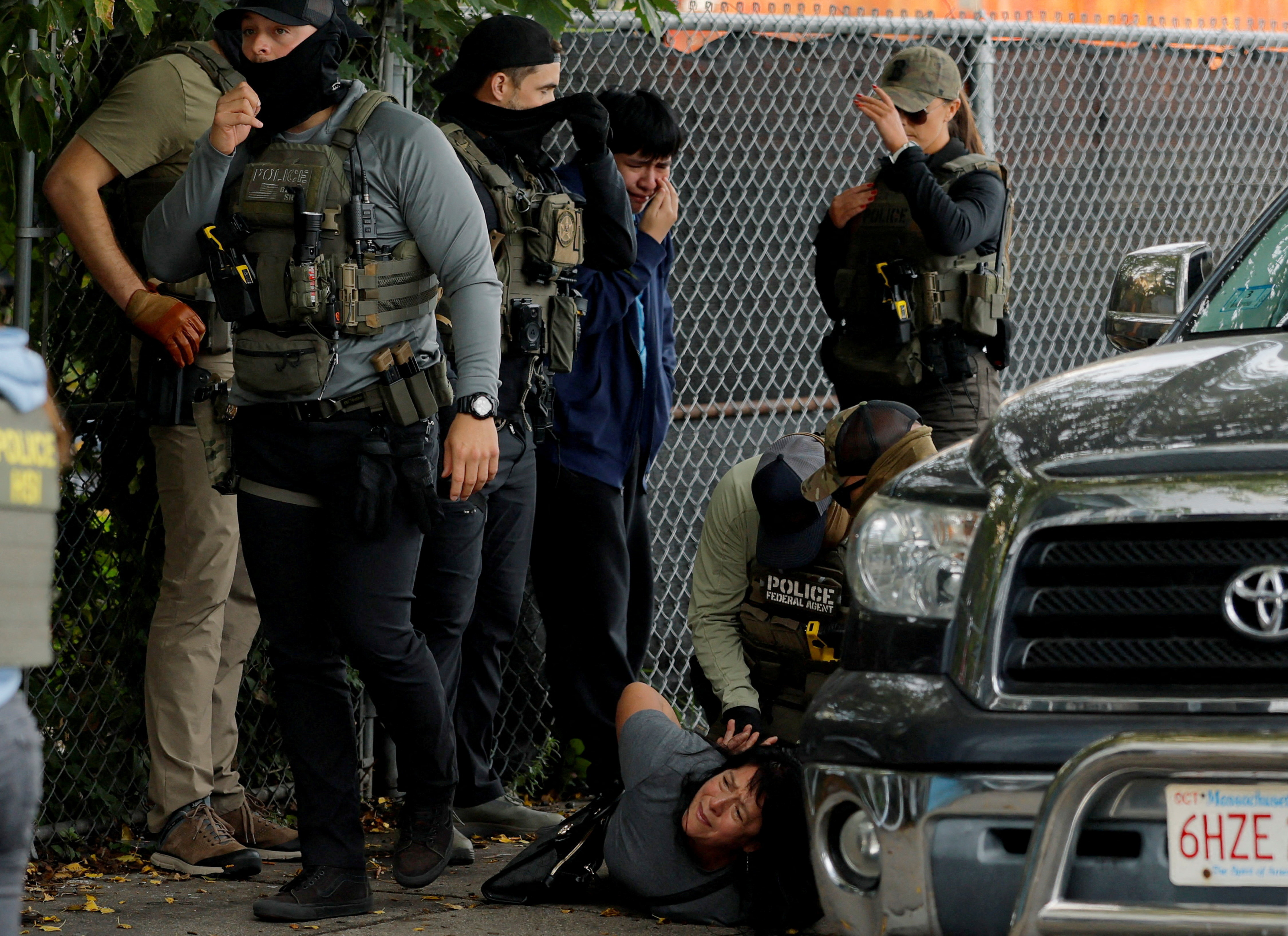 Immigration enforcement raid in Chelsea