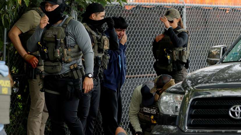 Immigration enforcement raid in Chelsea