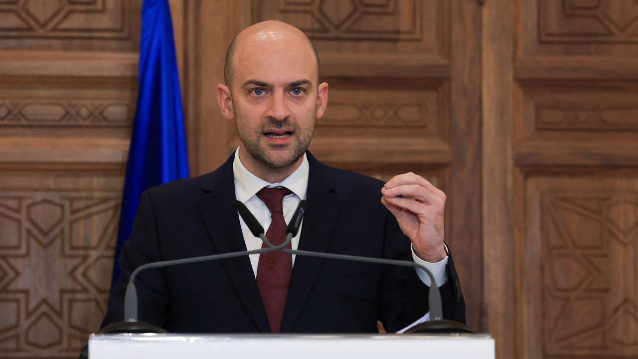 French Minister for Europe and Foreign Affairs Jean-Noel Barrot visits Beirut