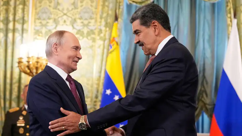 FILE PHOTO: Russian President Putin and Venezuelan President Maduro meet in Moscow