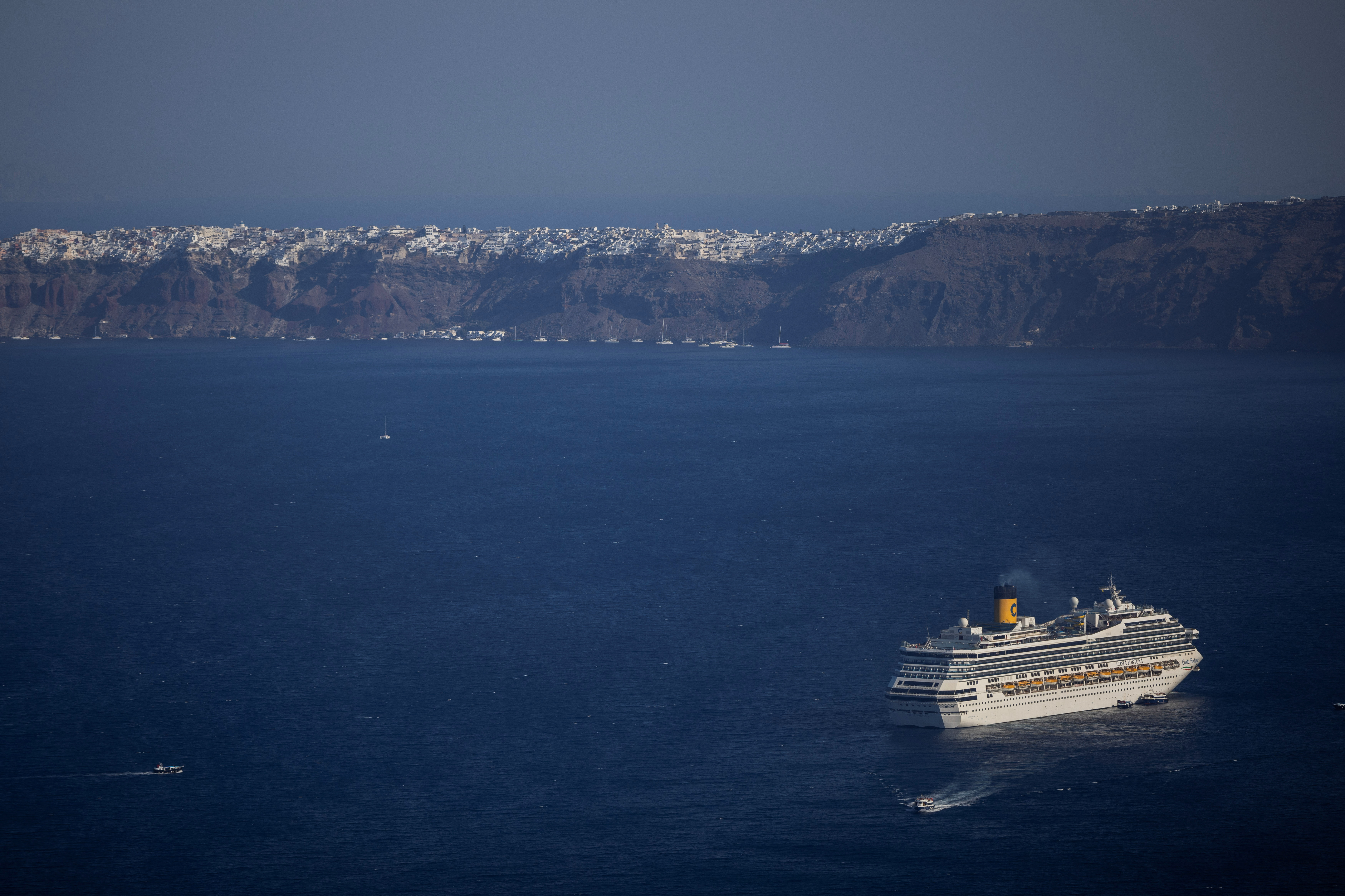 Greece's Santorini struggles under pressure of mass tourism