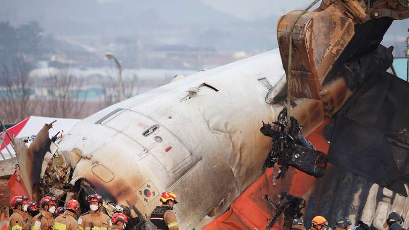 Aircraft crash in South Korea