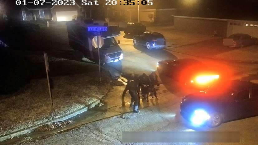 Video released by Memphis Police Department shows Memphis police officers beating motorist Tyre Nichols