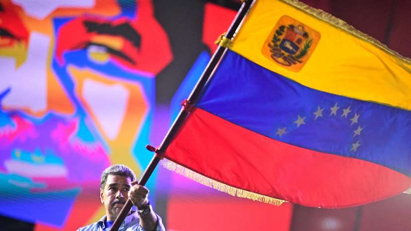 Venezuela's President Nicolas Maduro closes his political campaign, in Caracas