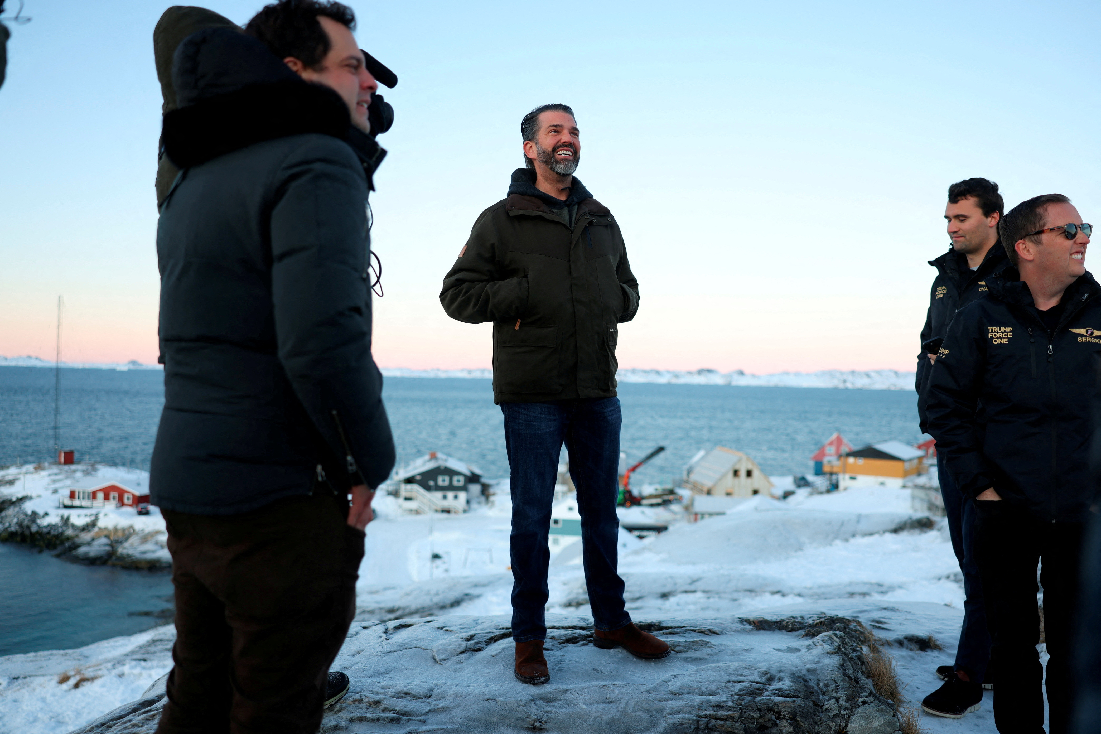 Donald Trump Jr. visits Nuuk