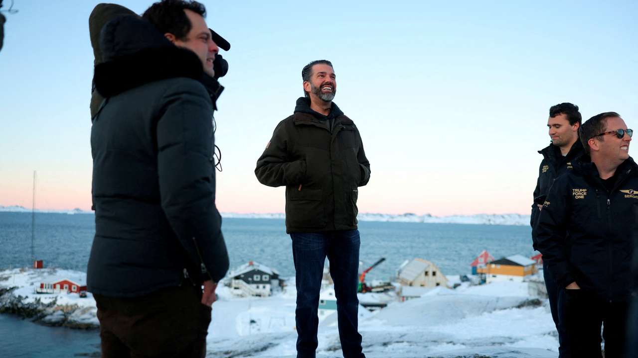 Donald Trump Jr. visits Nuuk