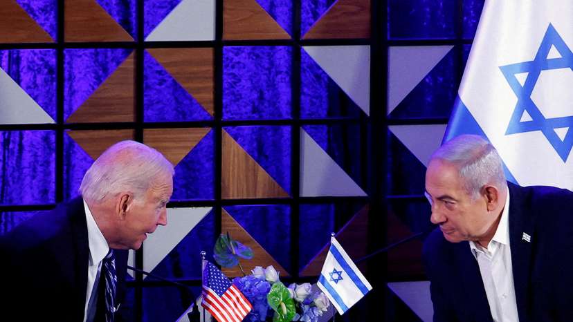 FILE PHOTO: U.S. President Biden visits Israel amid the ongoing conflict between Israel and Hamas
