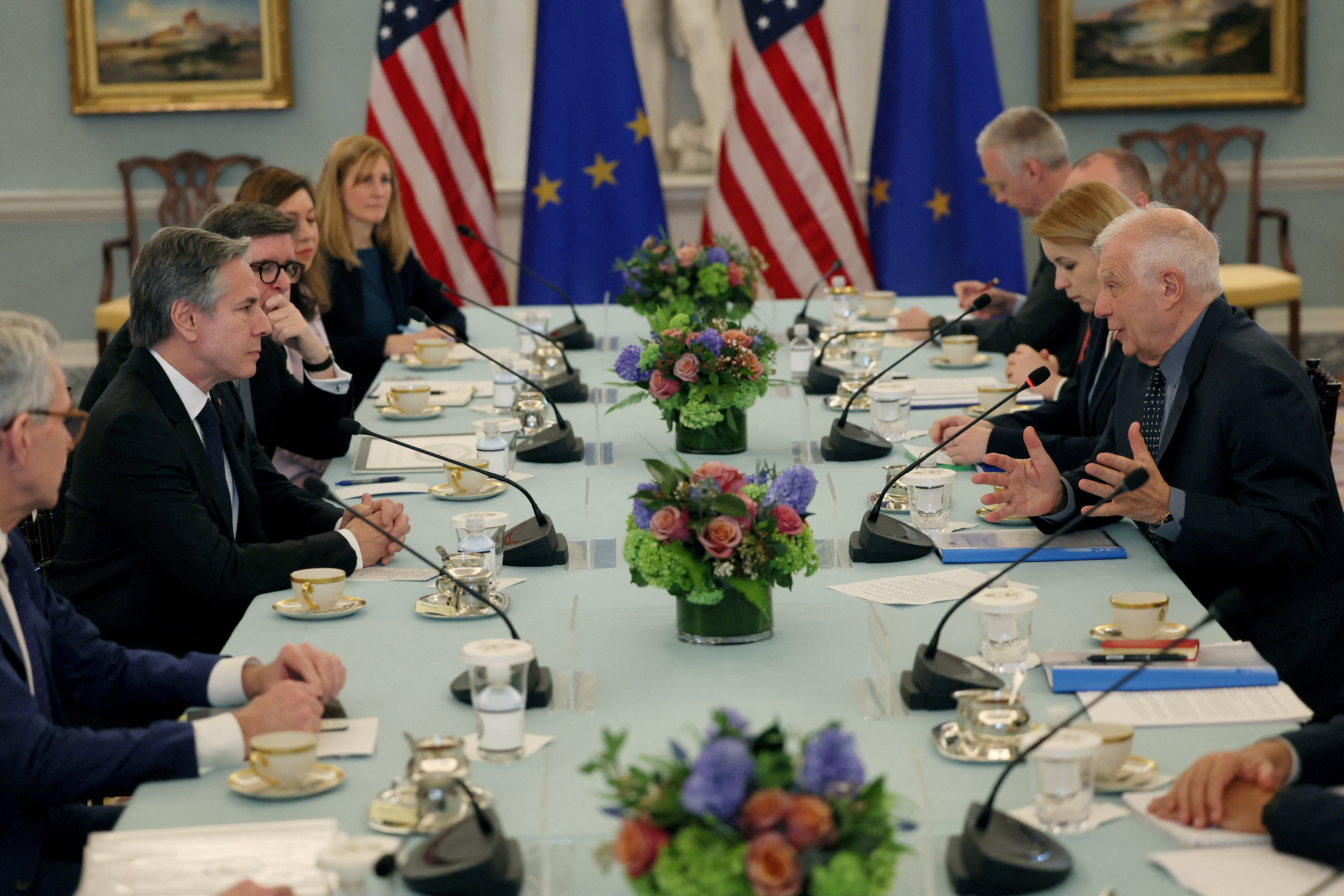 FILE PHOTO: U.S. Secretary of State Blinken meets with EU Foreign Policy Chief Borrell in Washington