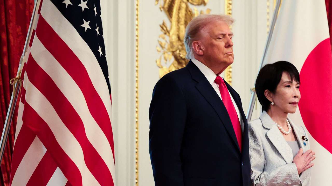 U.S. President Donald Trump meets with Japanese Prime Minister Sanae Takaichi in Tokyo