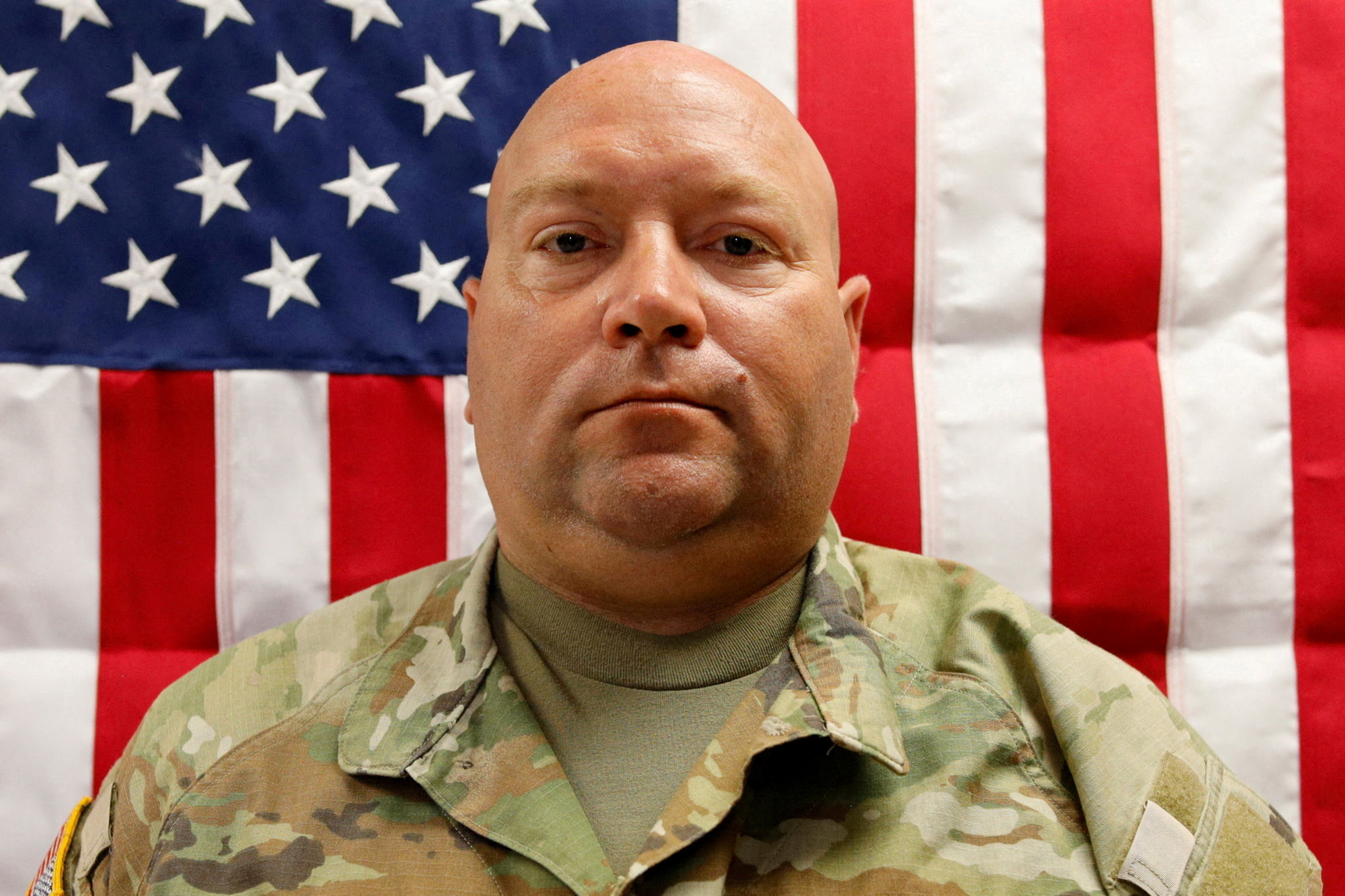 Sgt. 1st Class Noah Tietjens, 42, of Bellevue, Nebraska poses in an undated photograph