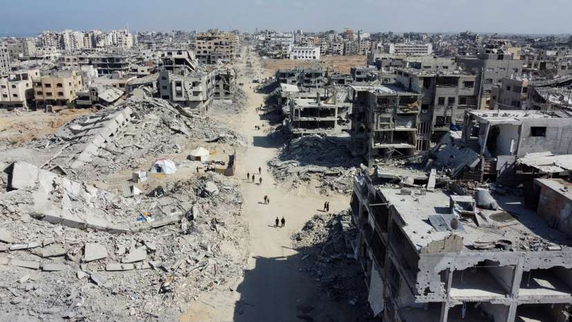 Gaza City amid a ceasefire between Israel and Hamas