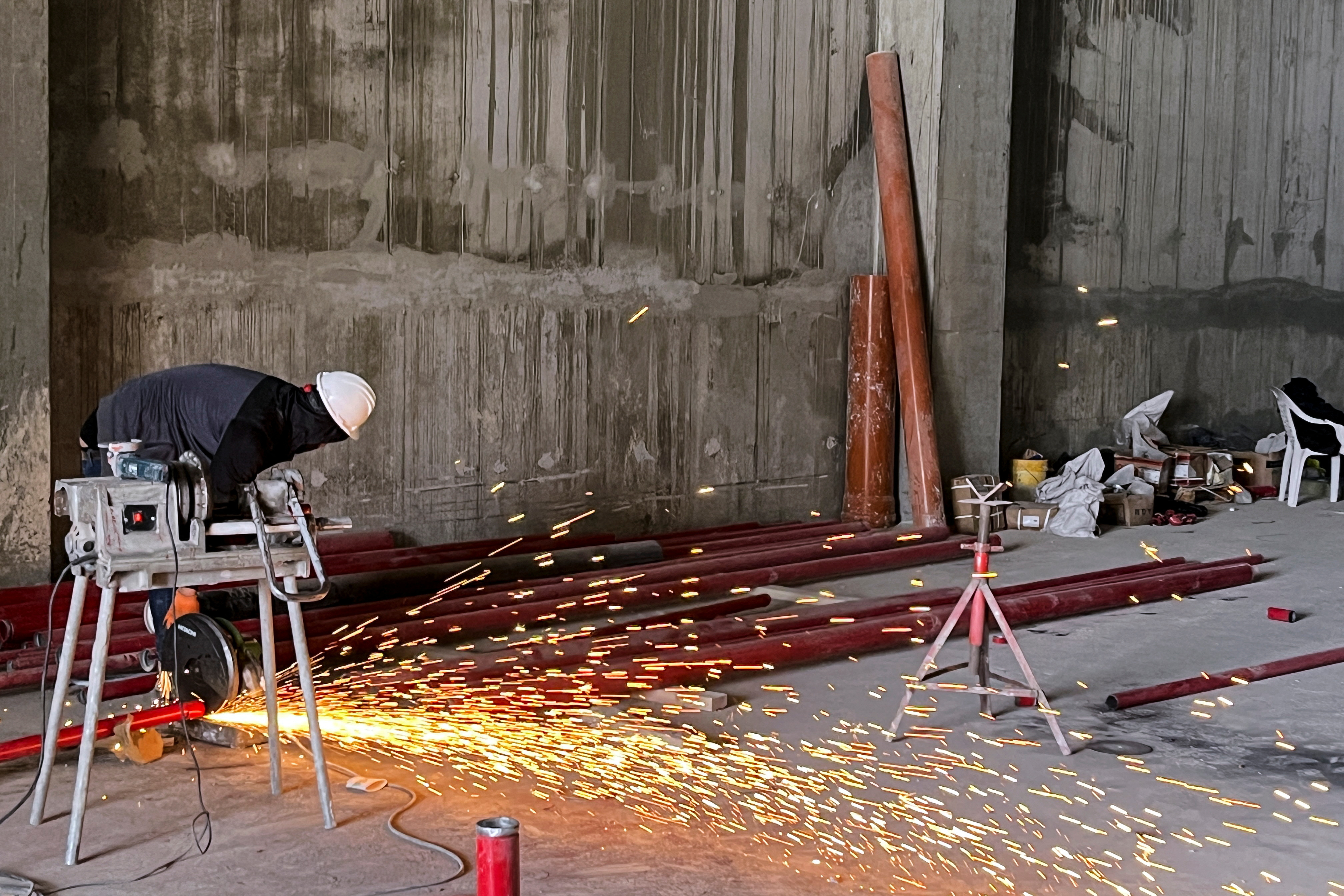 Construction of a new warehouse in the Har Tuv Industrial Zone in Beit Shemesh