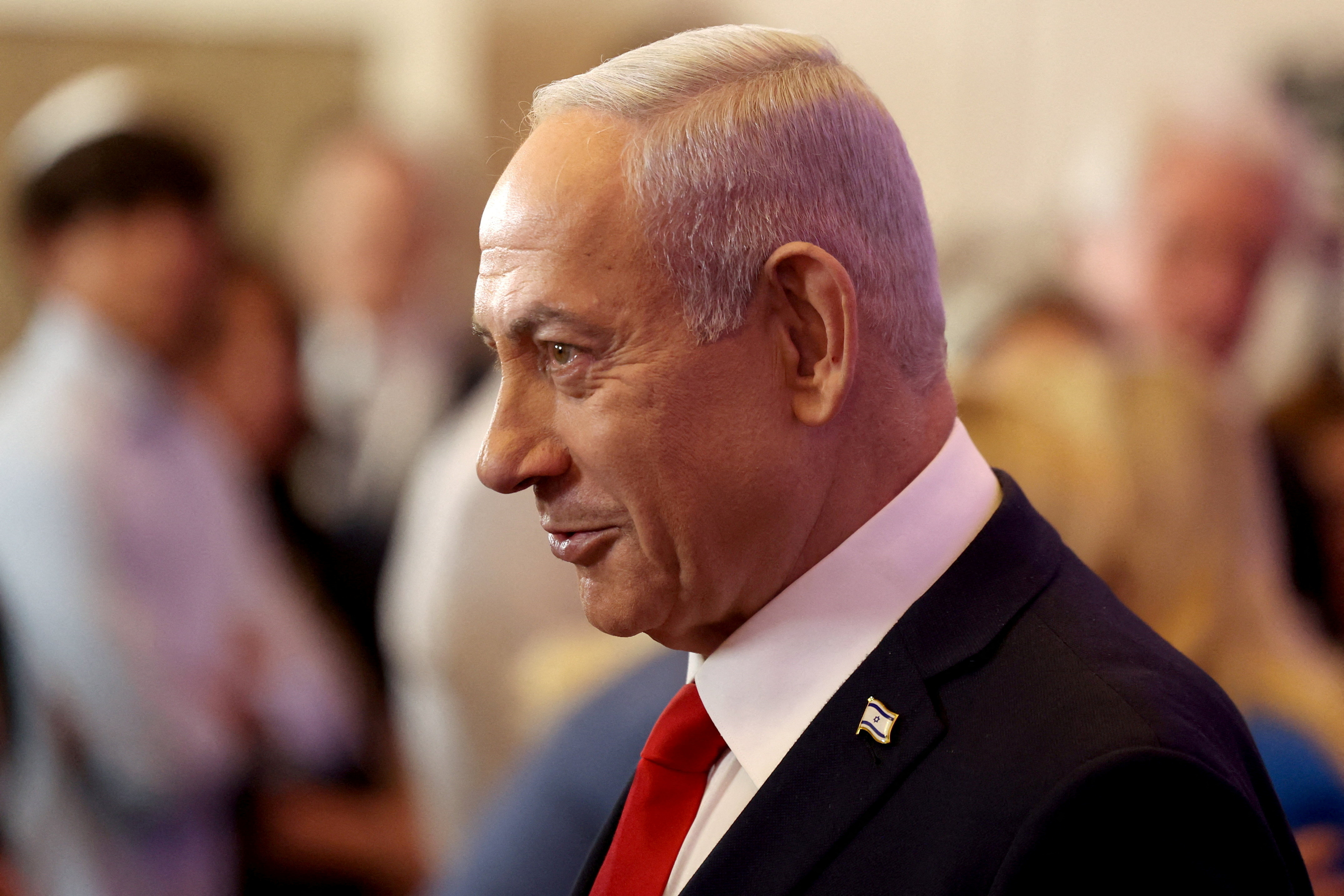 FILE PHOTO: Israeli Prime Minister Benjamin Netanyahu attends ‘Christian Conference’ in Jerusalem