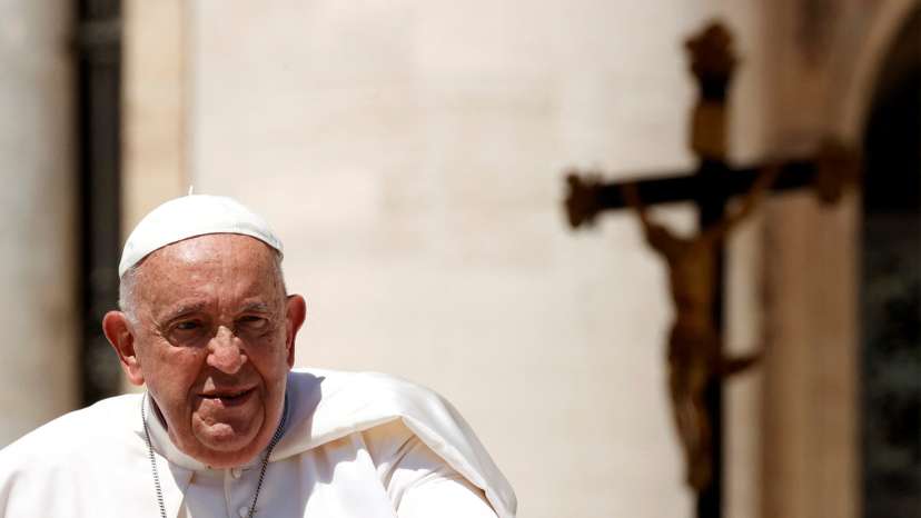 FILE PHOTO: Pope Francis holds weekly audience
