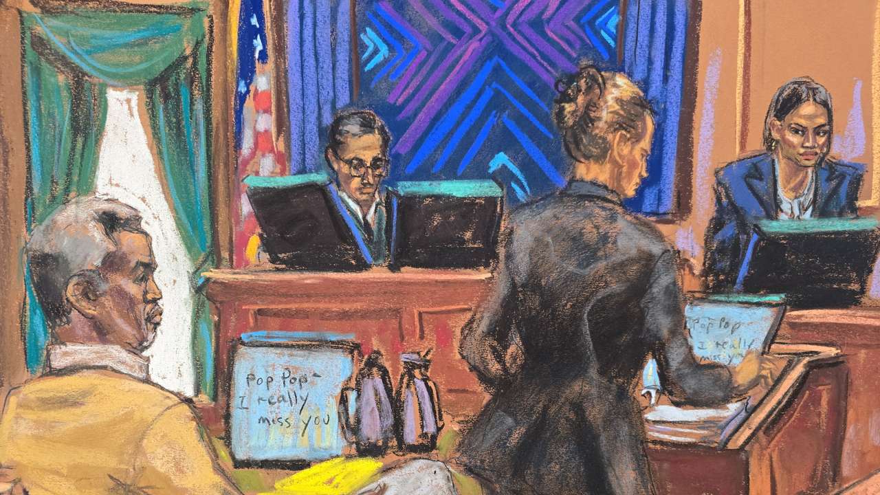 Sean "Diddy" Combs attends trial in New York federal court