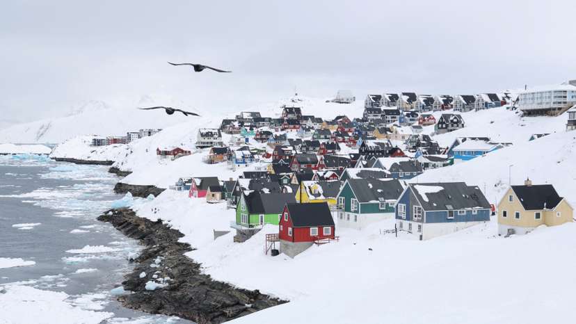 FILE PHOTO: A view of Greenland's capital Nuuk