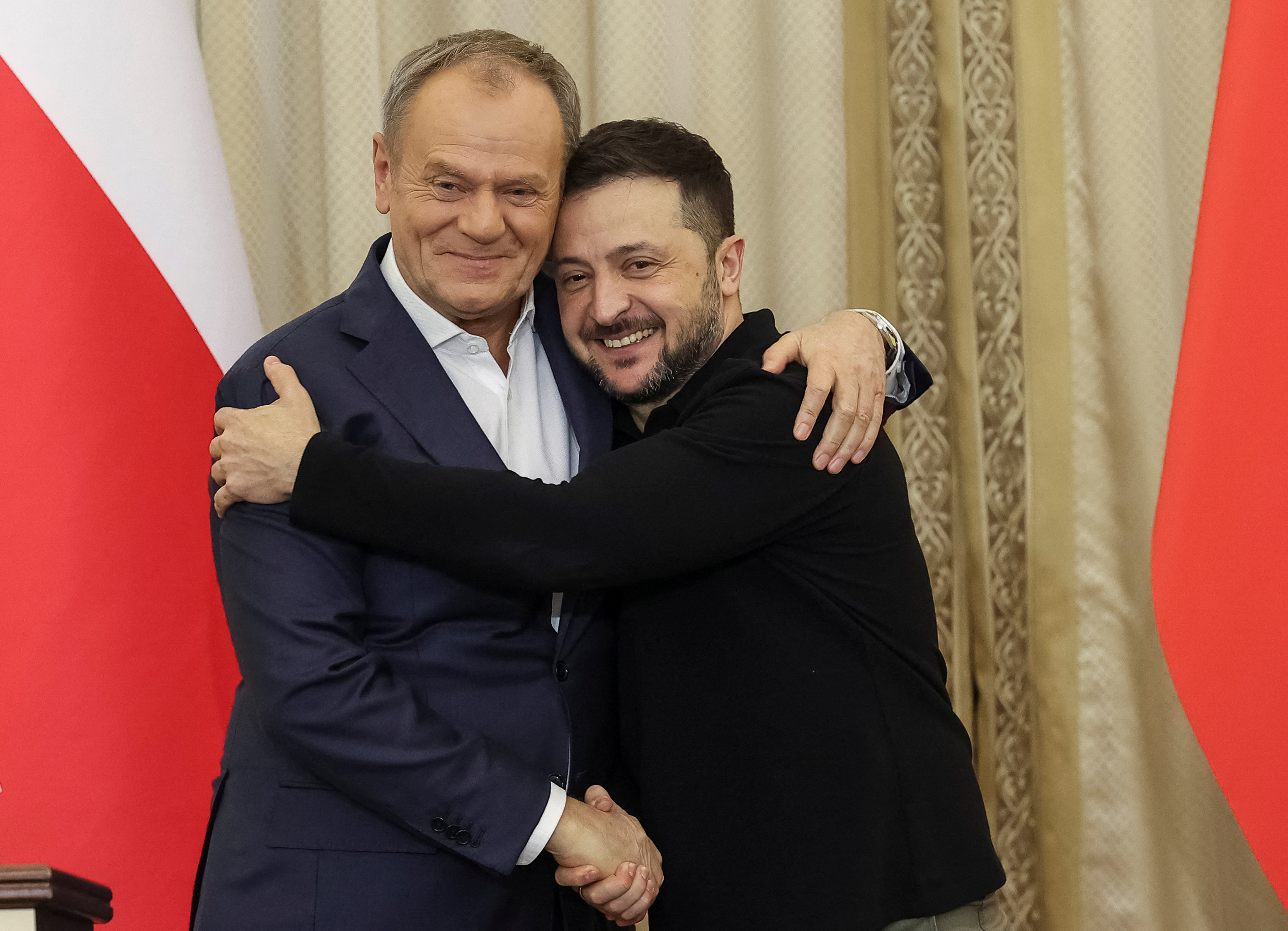 Polish Prime Minister Donald Tusk visit Lviv