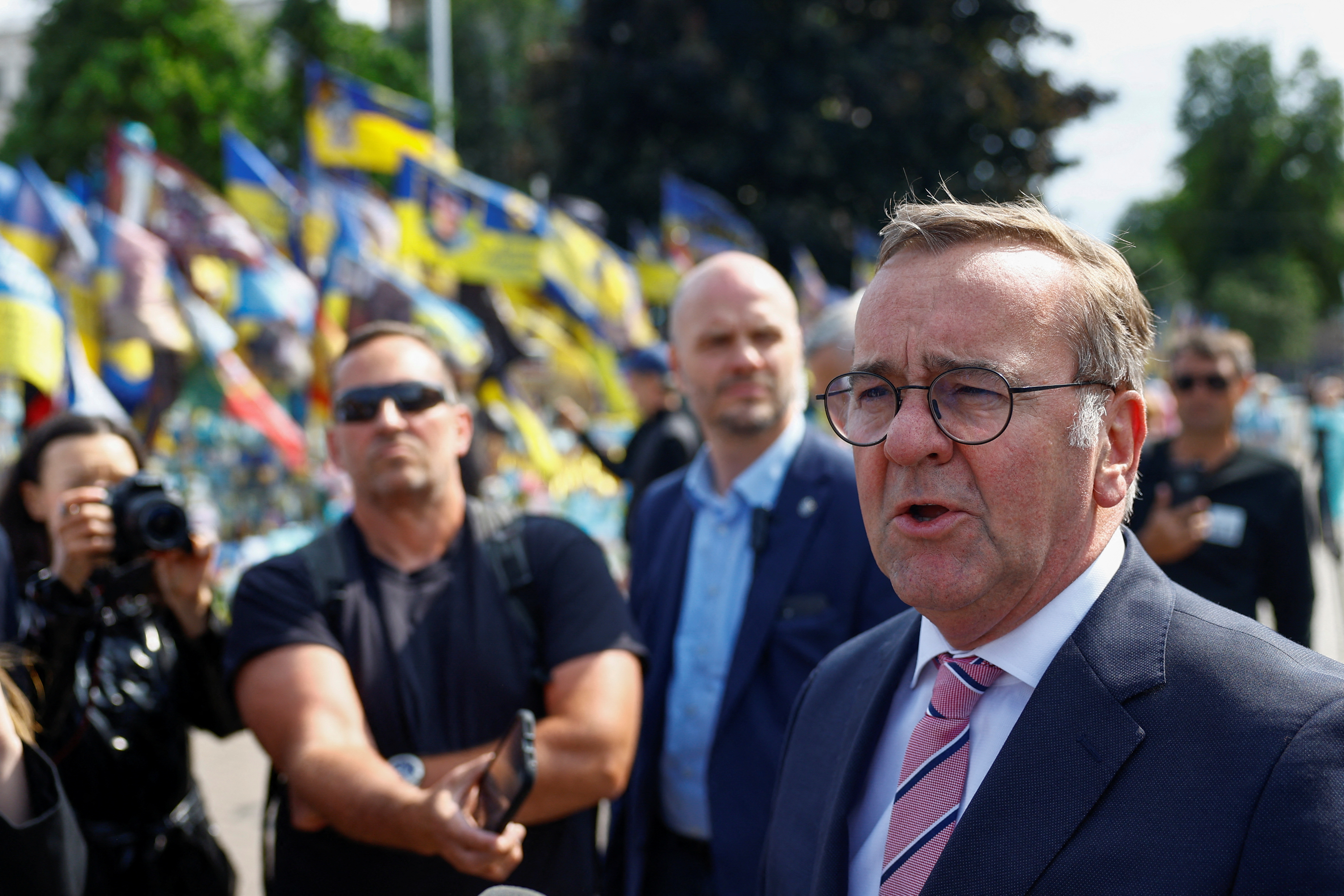 German Defence Minister Pistorius visits Kyiv