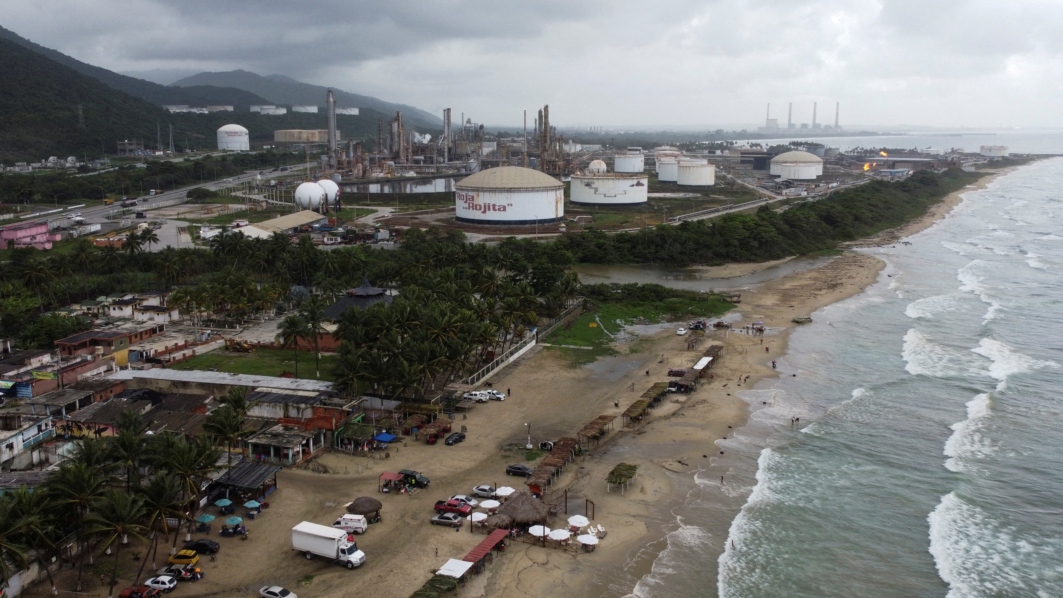 El Palito refinery of the Venezuelan state oil company PDVSA, in Puerto Cabello