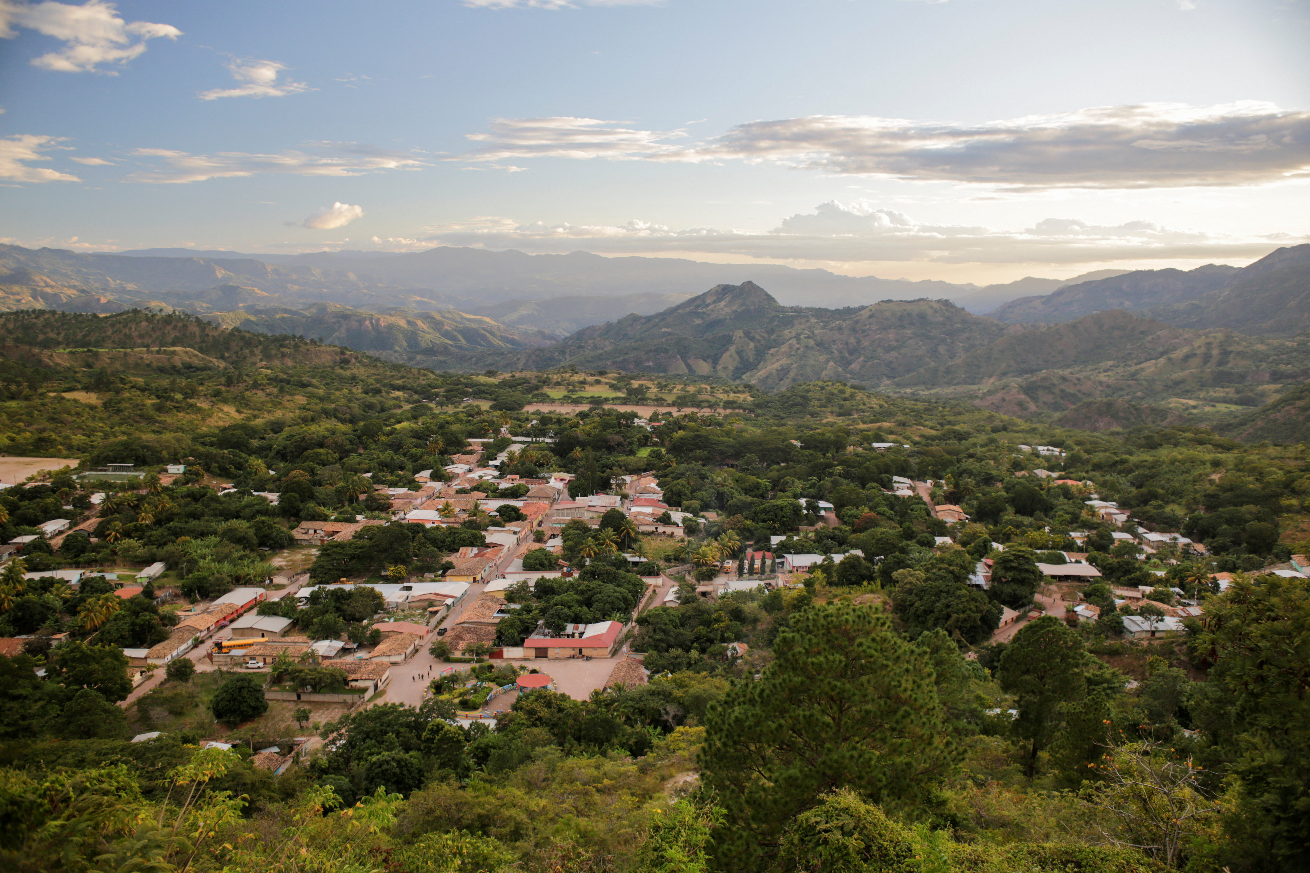Residents head to vote in a rural town a week after election day, in San Antonio de Flores