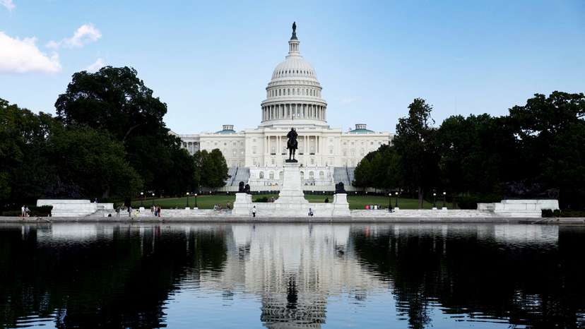 FILE PHOTO: The U.S. Capitol is seen in Washington