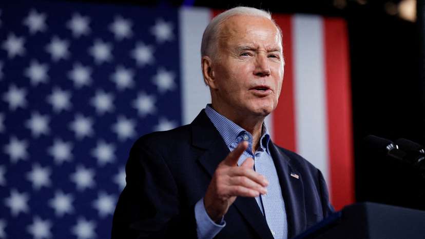 FILE PHOTO: U.S. President Joe Biden's campaign event in Atlanta