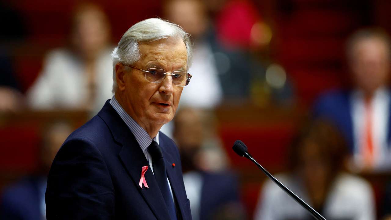 French PM Barnier delivers his general policy speech in front of the parliament in Paris