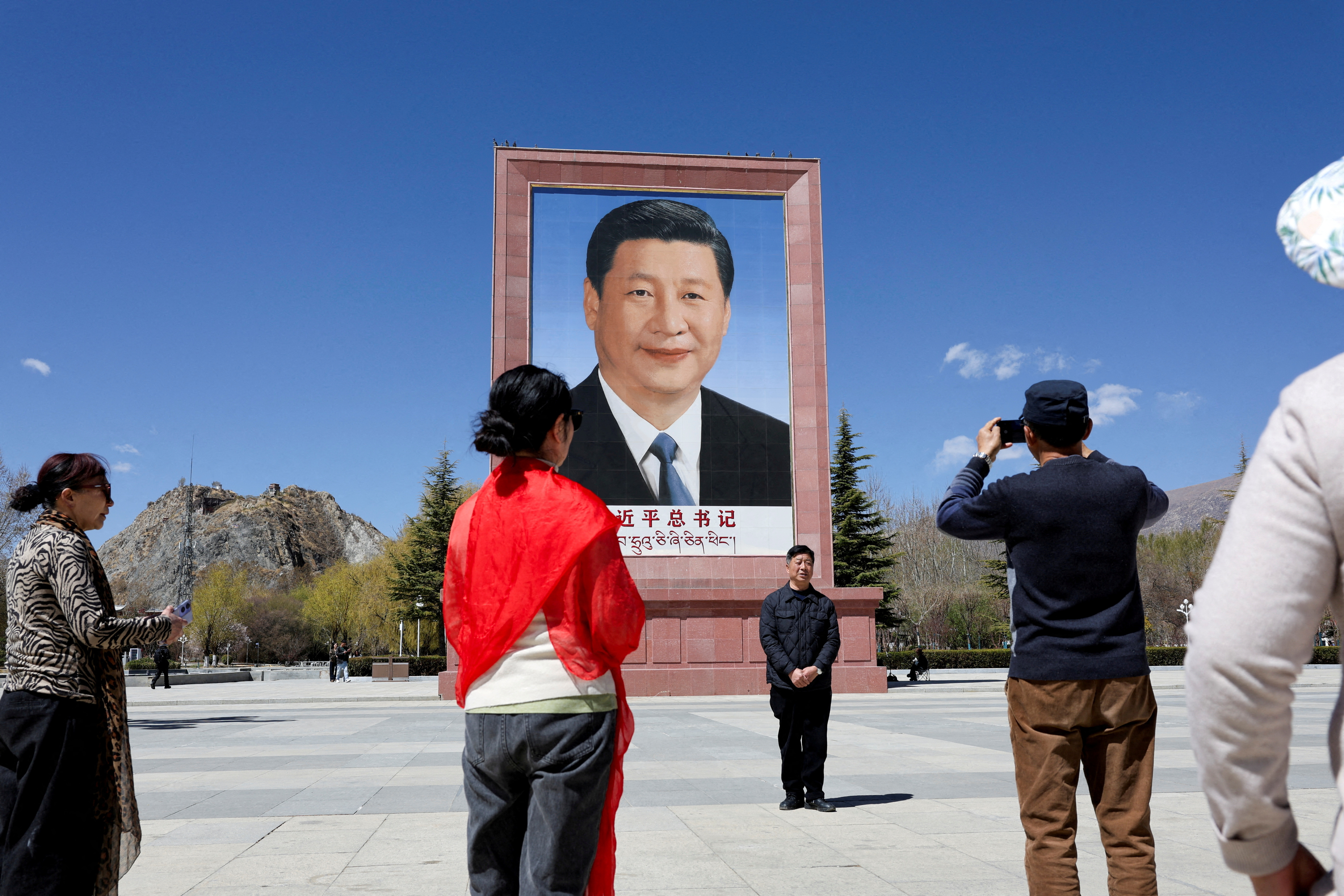 FILE PHOTO: Government-organised tour to Tibet