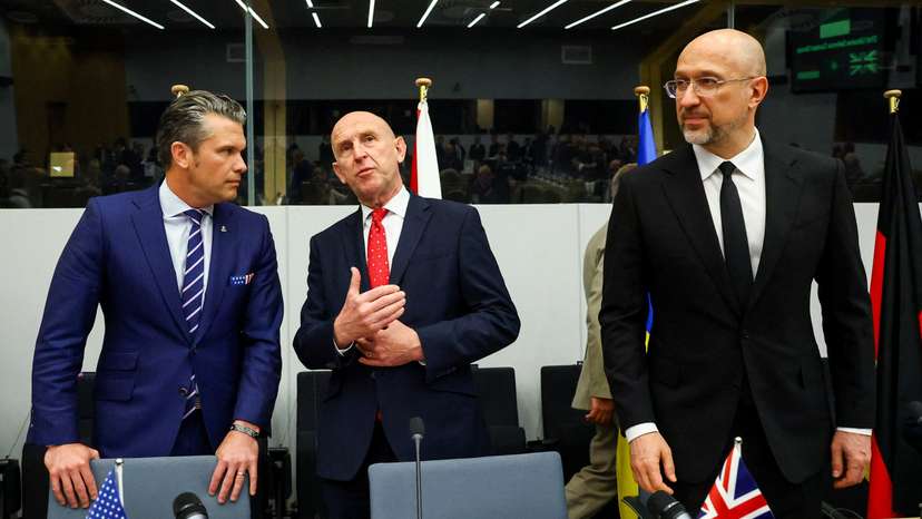 Ukraine Defence Contact Group meeting in Brussels