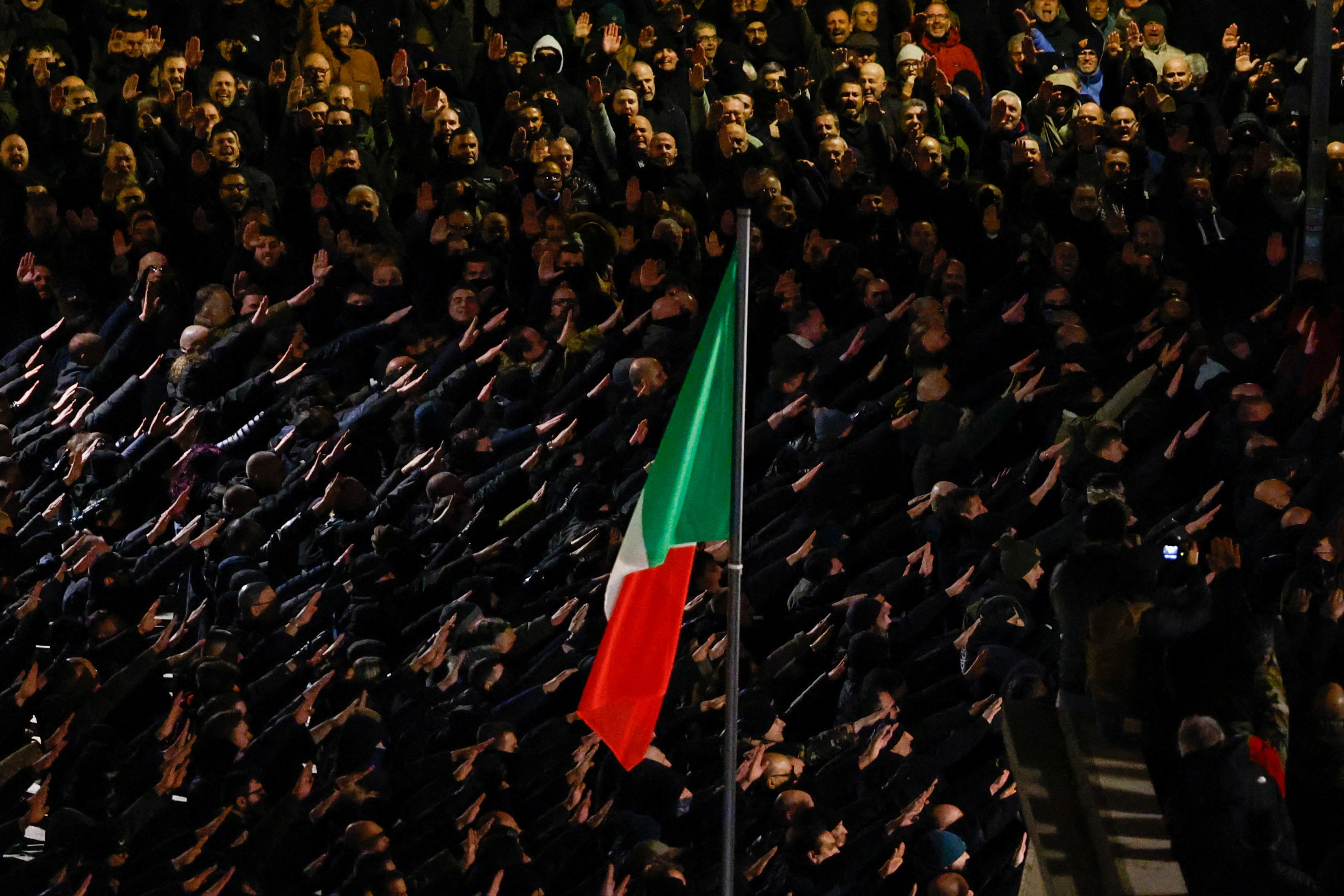 The Acca Larentia anniversary, in Rome