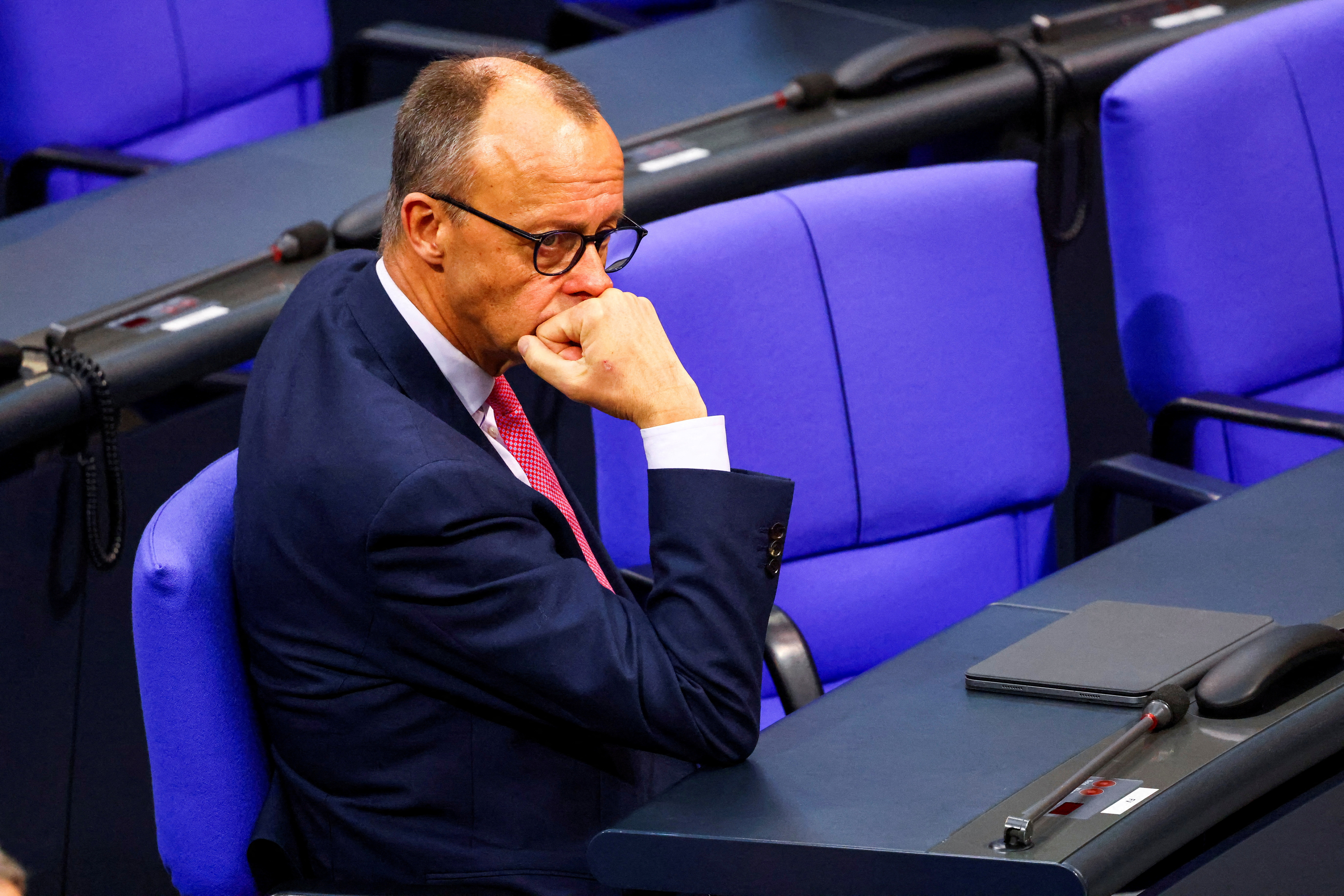 Session of the lower house of parliament Bundestag