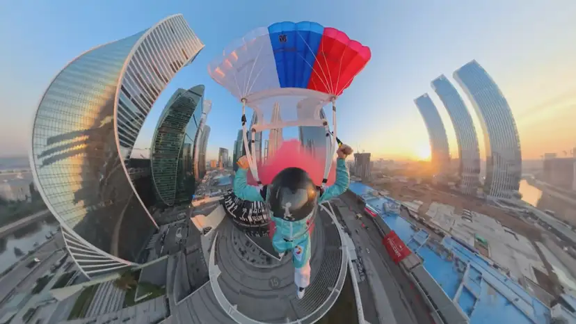 Russia Day Skyscraper jump
