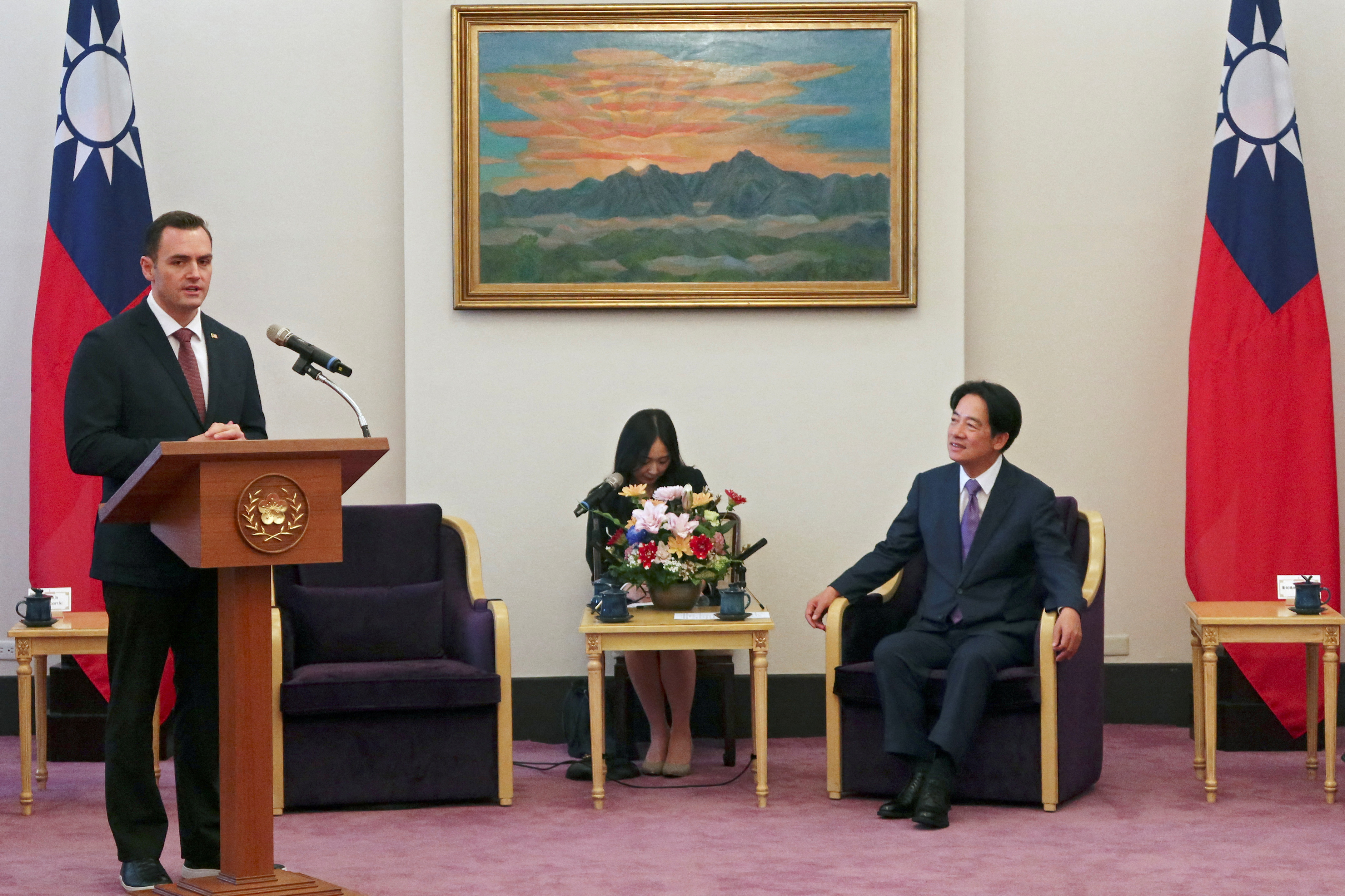 U.S. Representative Mike Gallagher visits Taipei